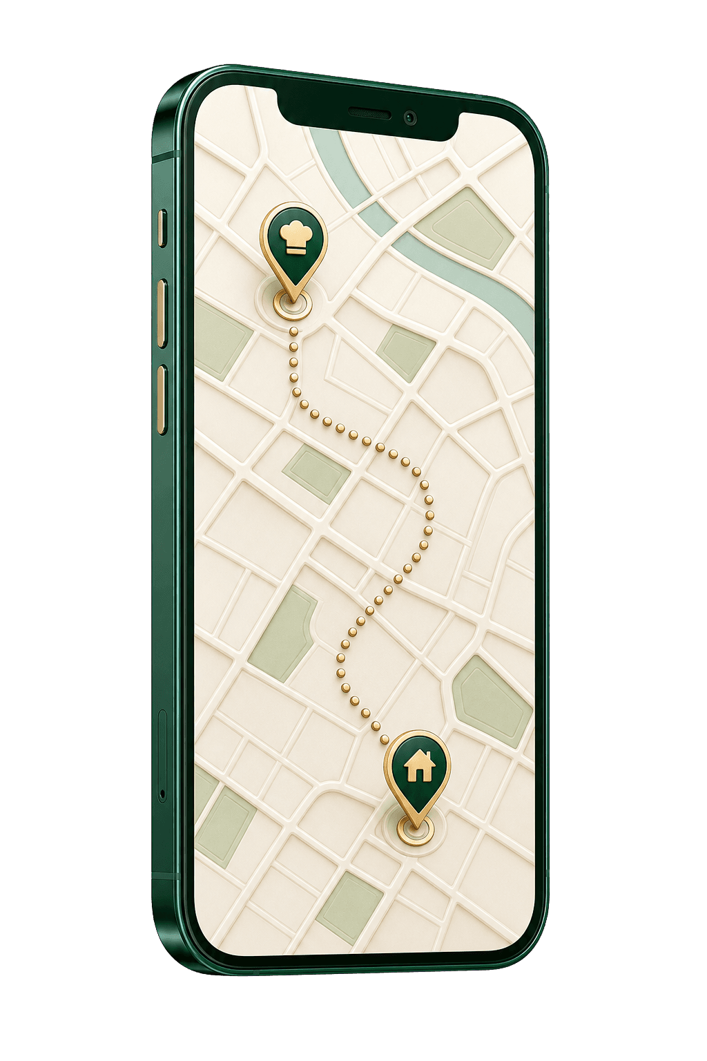 Live delivery route with a LiftnGo rider and scooter